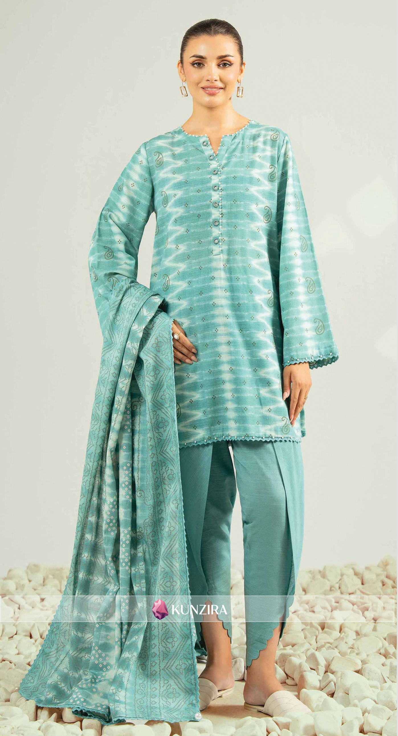 Khaddar Suit – Maroon