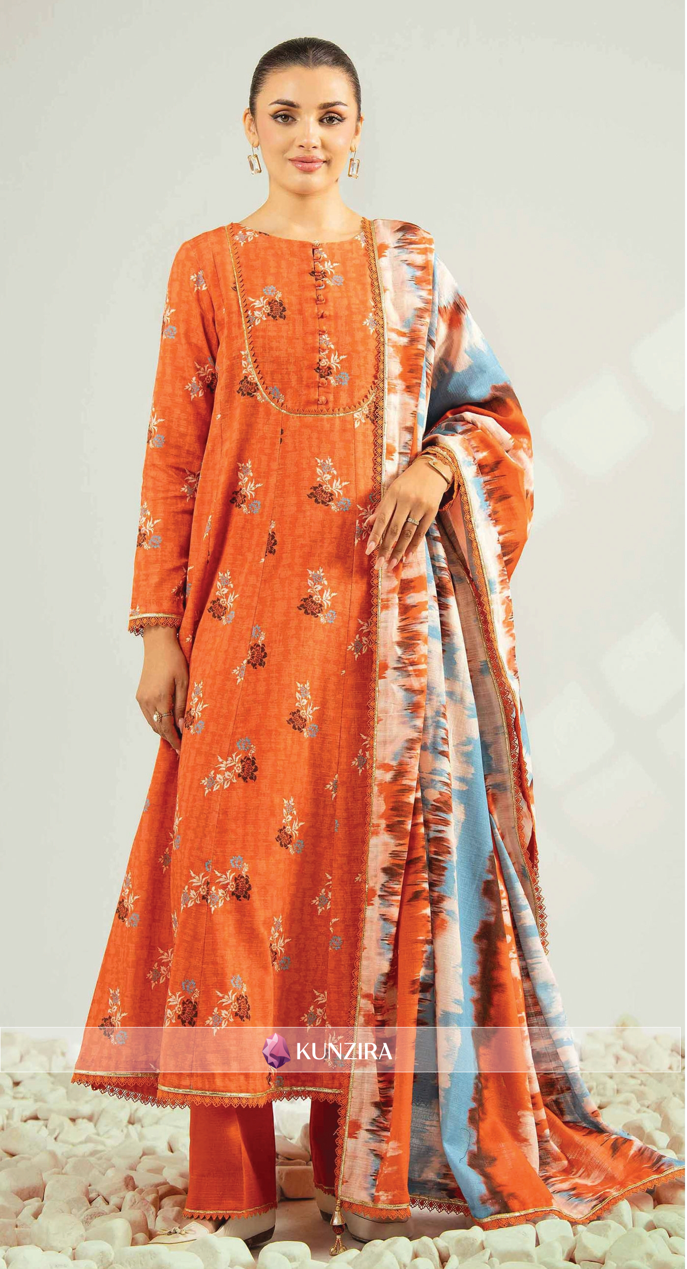 Khaddar Orange Radiance