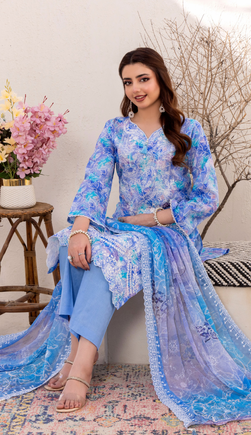 Embroidered Printed Shirt