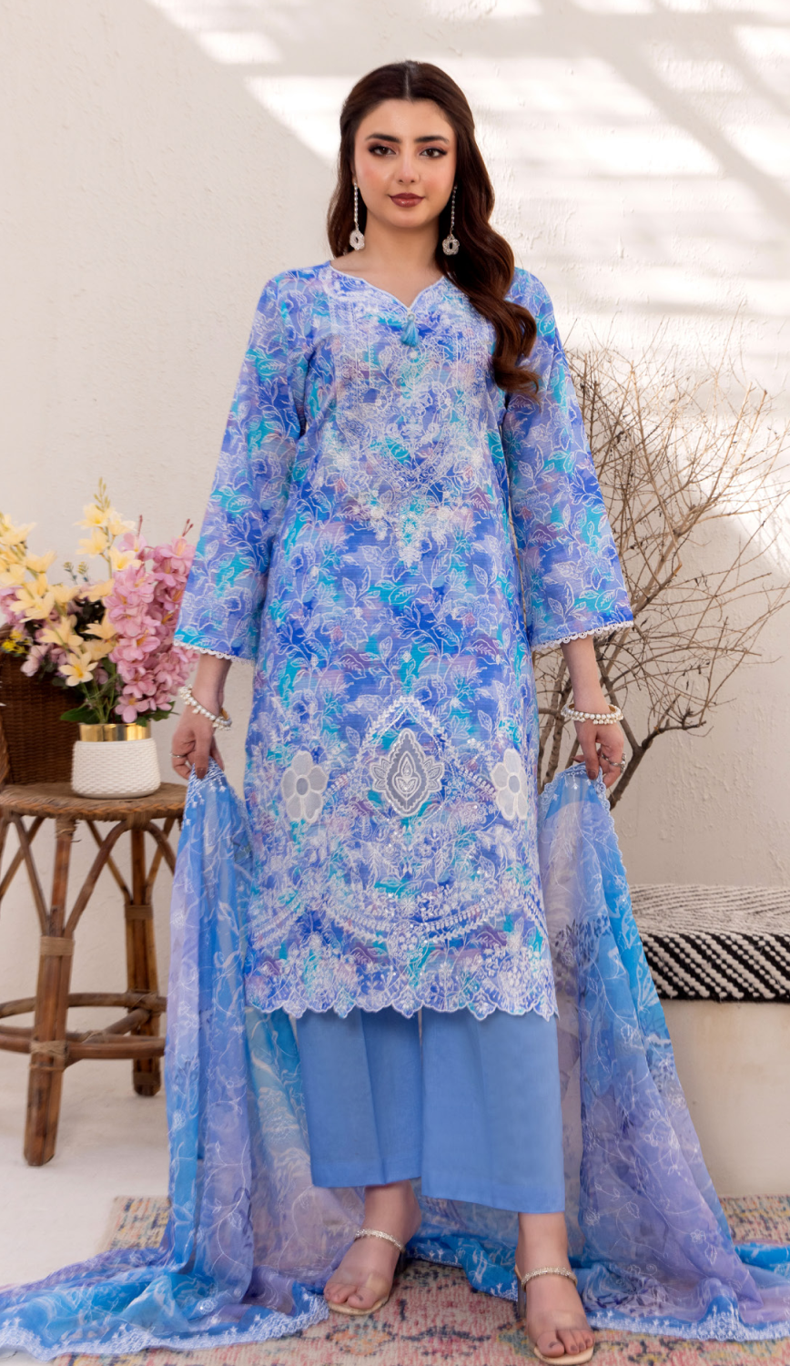 Embroidered Printed Shirt